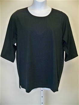 Copper Canyon Black Satin Trimmed Top