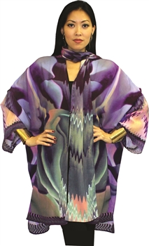 O'Keefe Inspired Silk Jacket