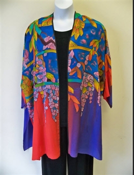 Tiffany Inspired Silk Jacket