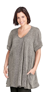 Flax Designs Relaxed Pullover Tunic