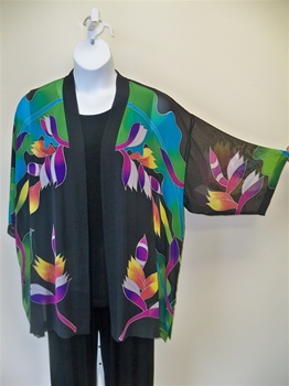 Paradise   Kimono Jacket   Plus Size