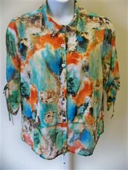 Erin London Inside Out Blouse