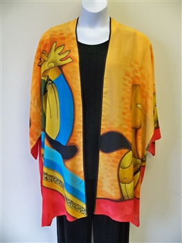 Picasso Inspired Silk Jacket