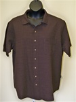 Ezze Wear  Mirage Gauze s/s  sleeve  Snap Shirt  Brown
