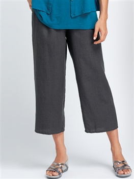 Flax Linen Wide Leg Floods Pant