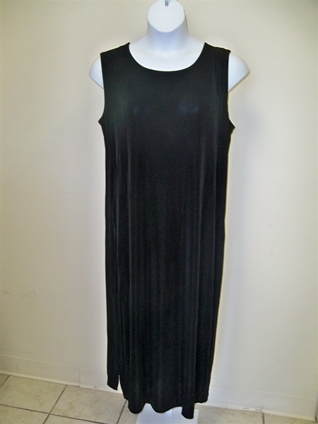 APT Black Long Sleeveless Dress