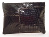 Gorgeous Leather Clutch  Evening Bag