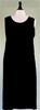 We Be Bop Solid Black Crinkle Tank Dress
